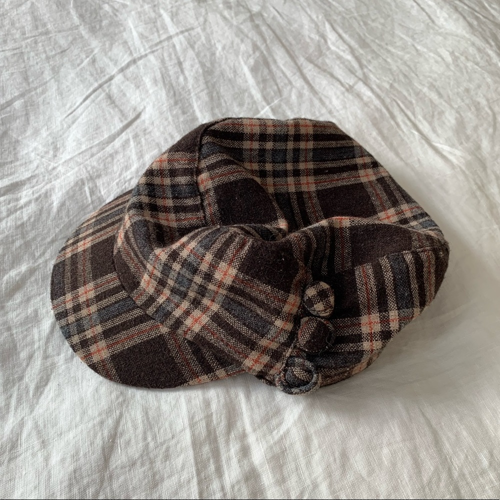 Y2K Plaid Backerboy Cap